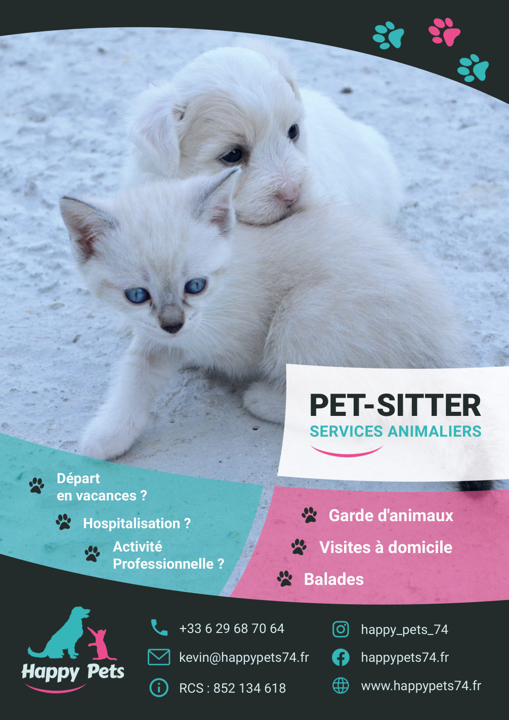 Flyer Happy Pets — Flyer A5