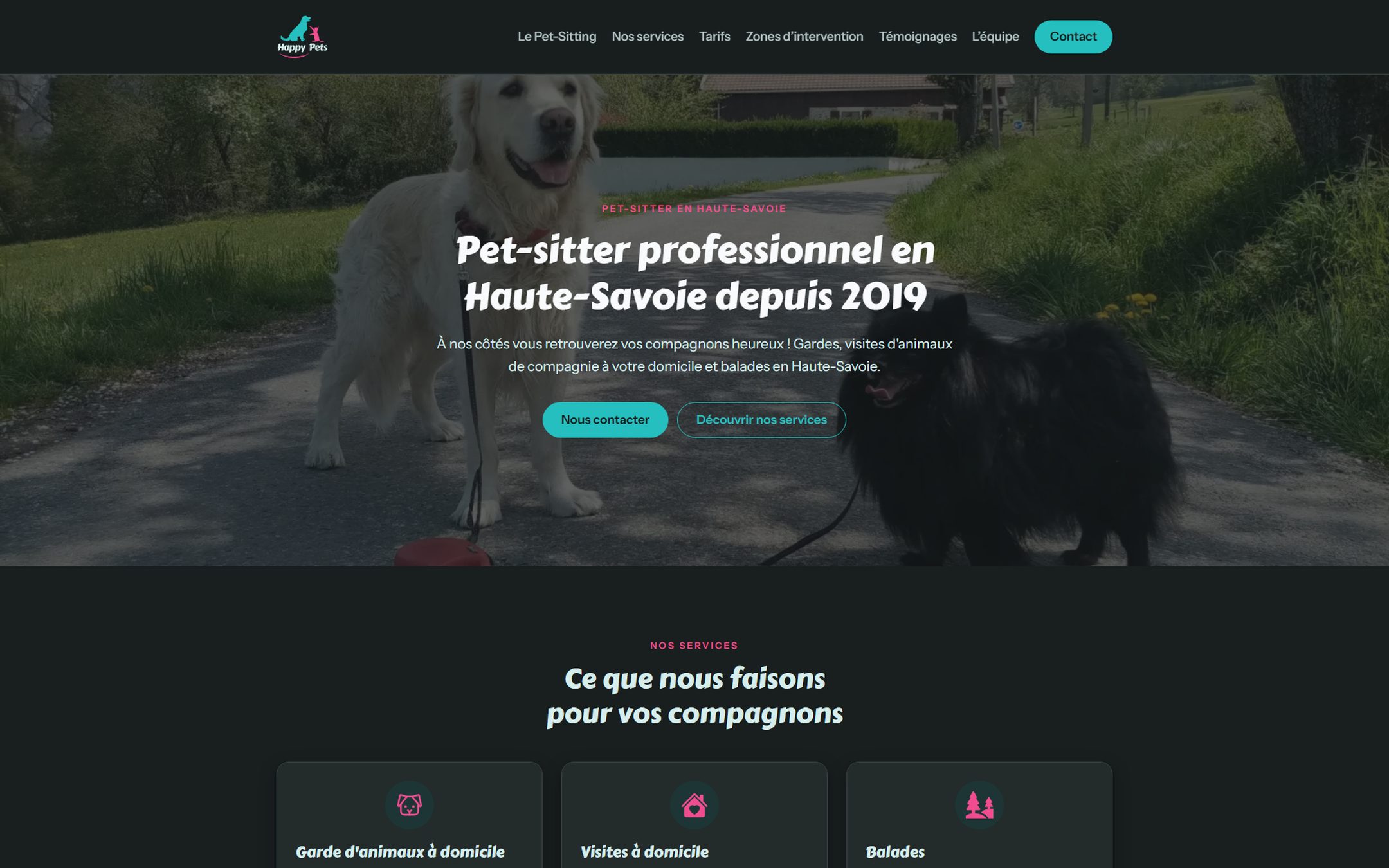 Réalisation Happy Pets
