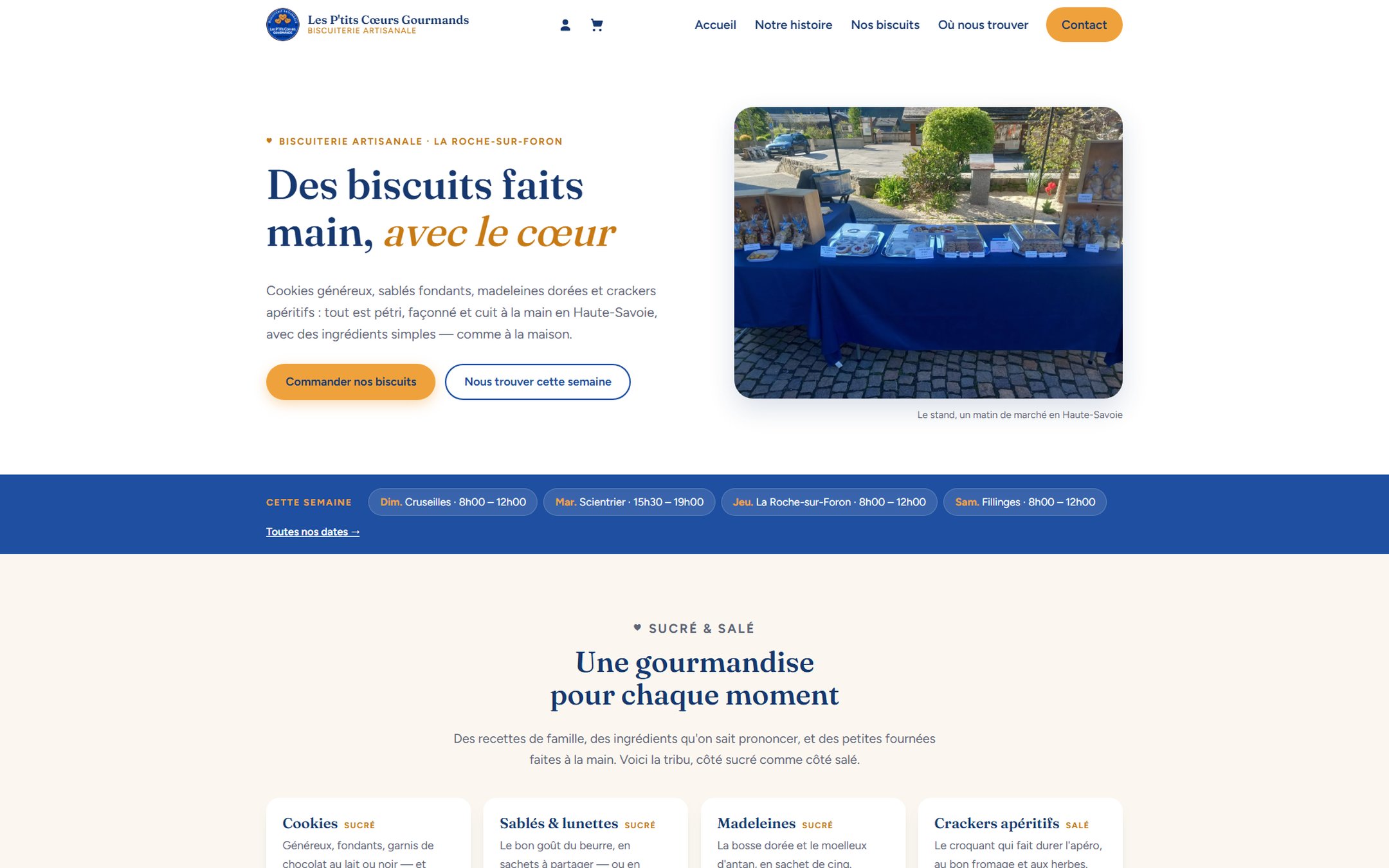 Réalisation Les P'tits Cœurs Gourmands