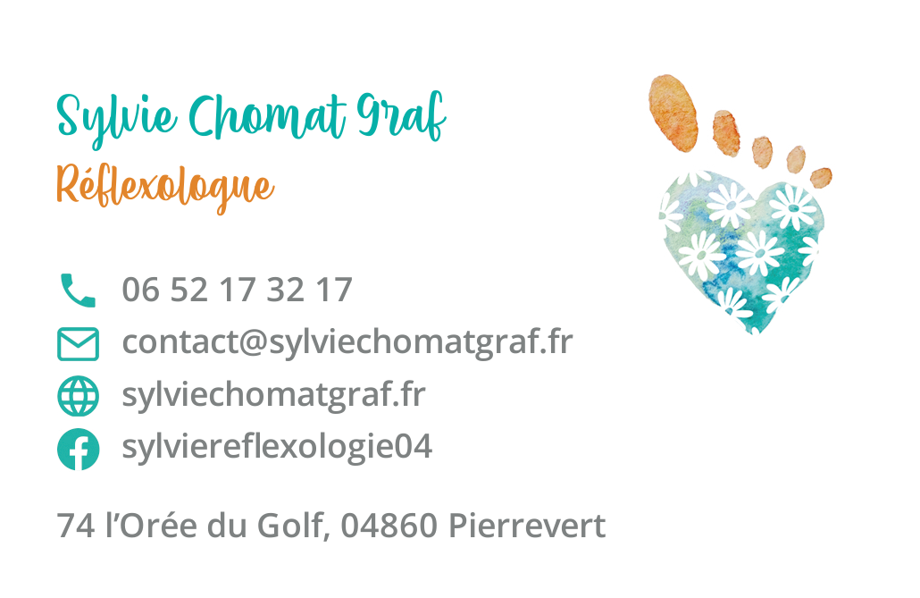 Carte de visite Sylvie Chomat Graf — recto