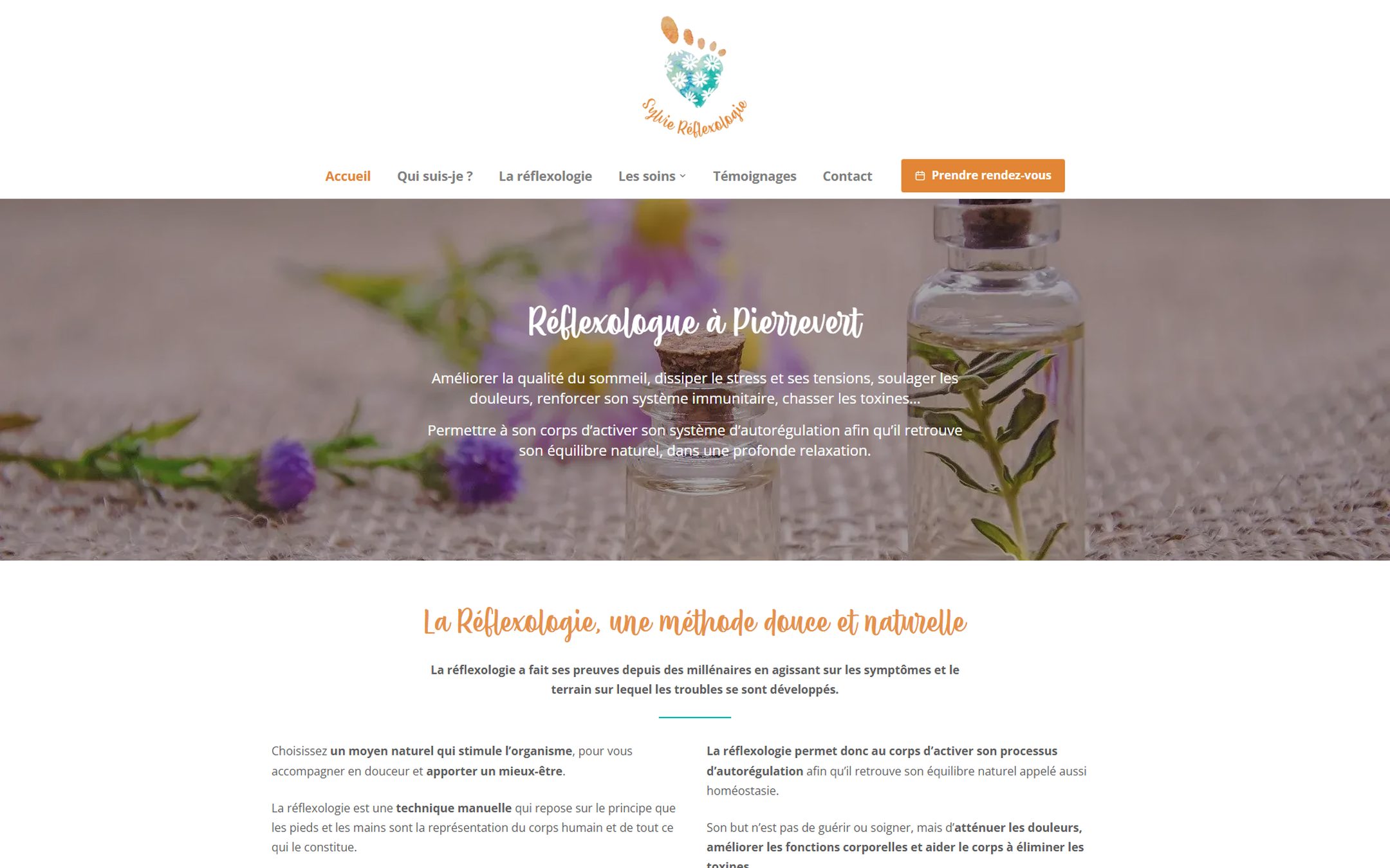 Réalisation Sylvie Réflexologie