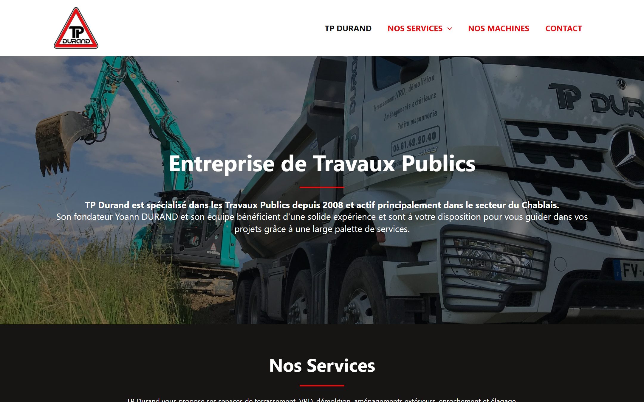 Site TP Durand — version ordinateur